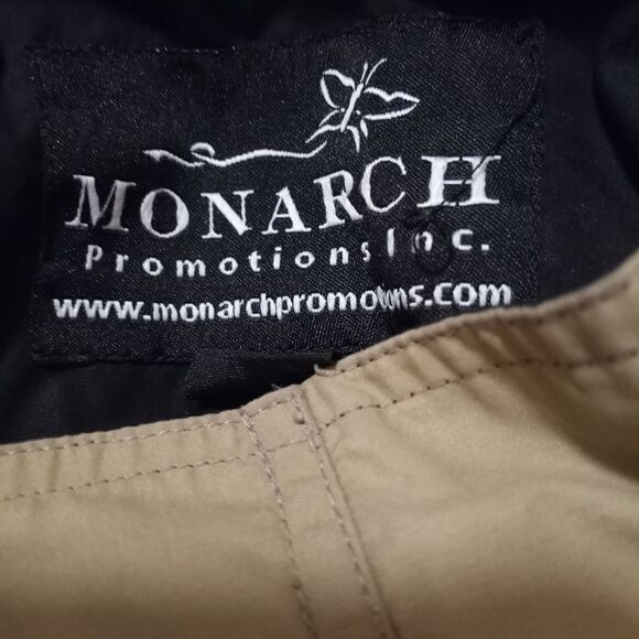Monarch Pinnacle Entertainment L Brown Longsleeves Pockets Zippers Buttons Cord. - Picture 2 of 10
